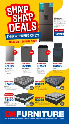 Preview of OK Furniture flyer valid from 22/05/2026