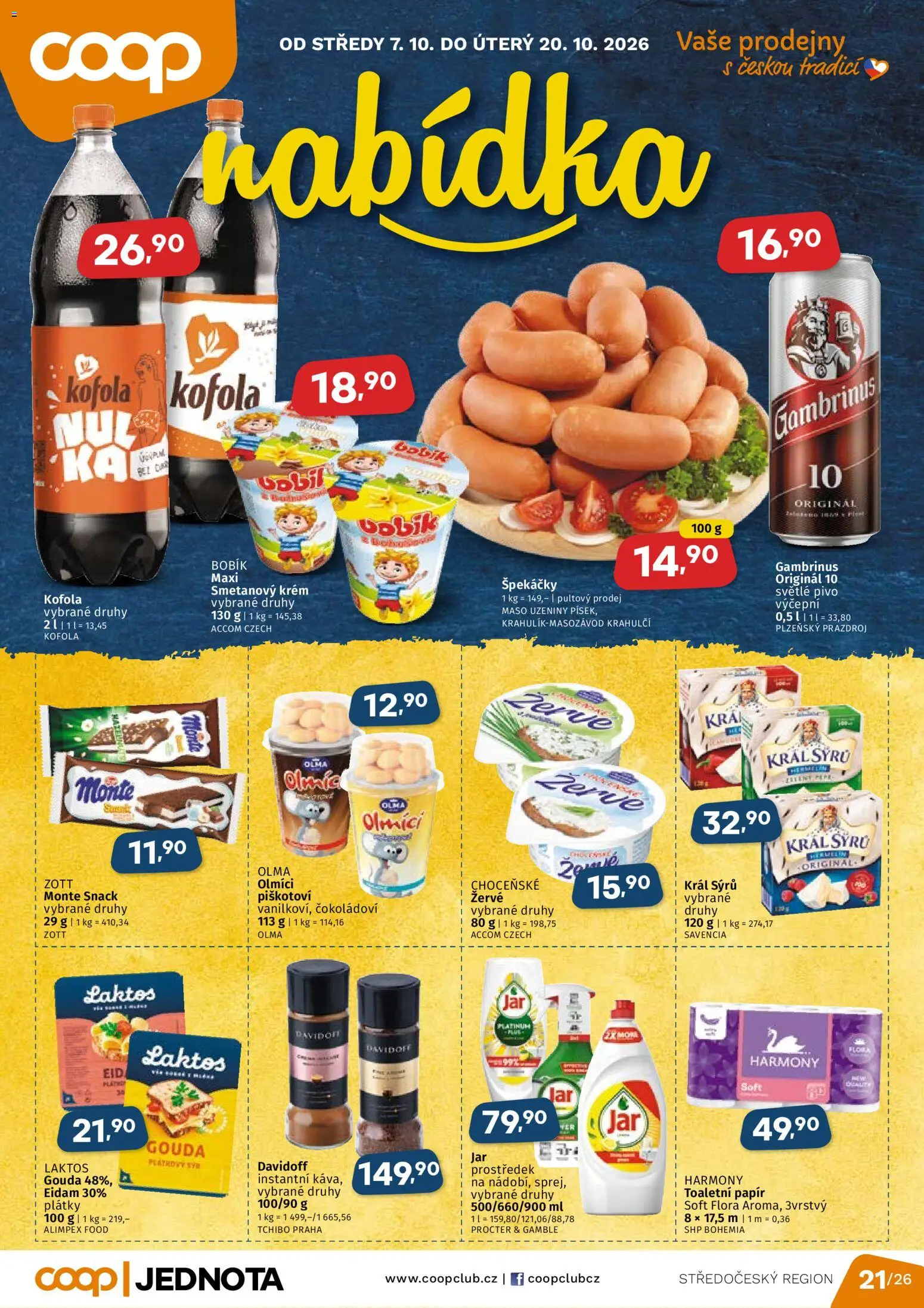 Náhled nabídky: Coop Coop leták - Středočeský region platný od 07.10.2026