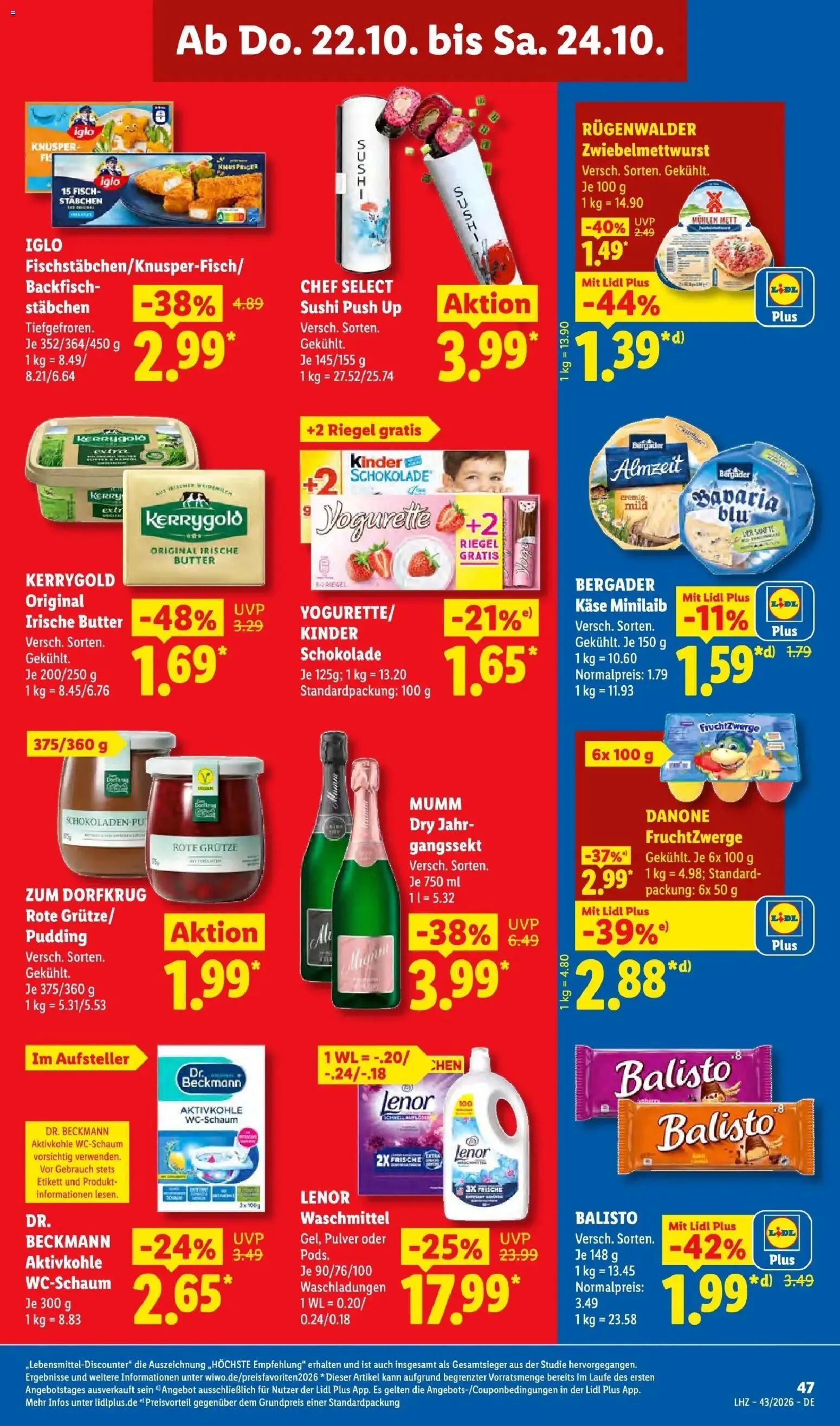 Vorschau von dem Prospekt des Geschäftes Lidl, gültig ab dem 19.10.2026