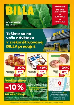 Náhľad Billa letáku platného od 07.10.2026