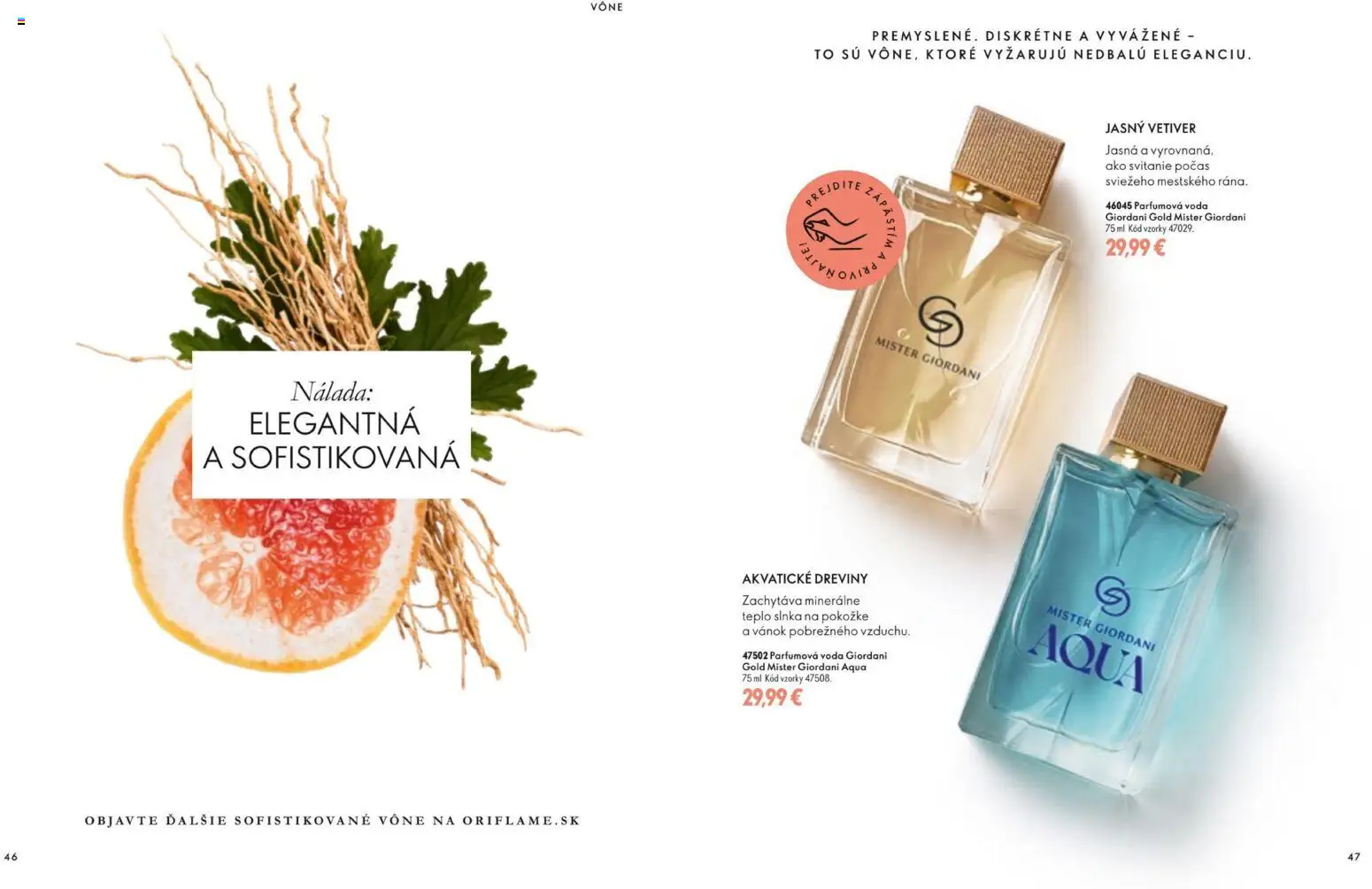 Náhľad Oriflame letáku platného od 11.11.2026 - Voda