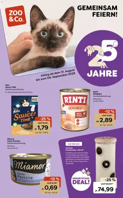 Vorschau von dem Prospekt des Geschäftes Zoo & co, gültig ab dem 31.08.2026