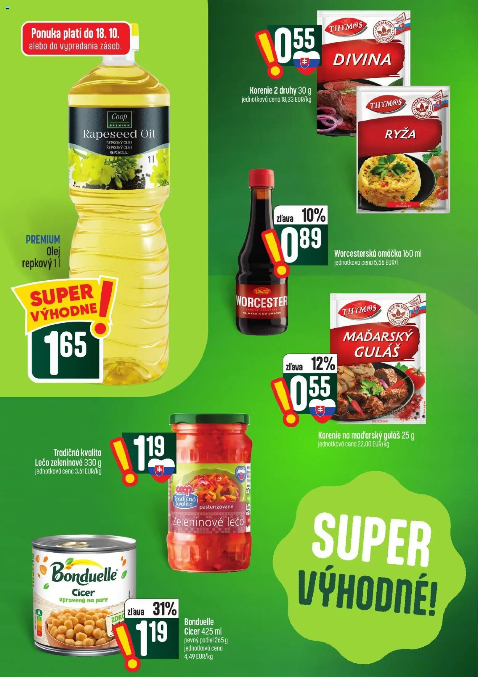 Náhľad COOP Jednota letáku platného od 15.10.2026