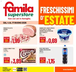 Anteprima dell'opuscolo Famila volantino Superstore dal negozio Famila valido da 04/06/2026