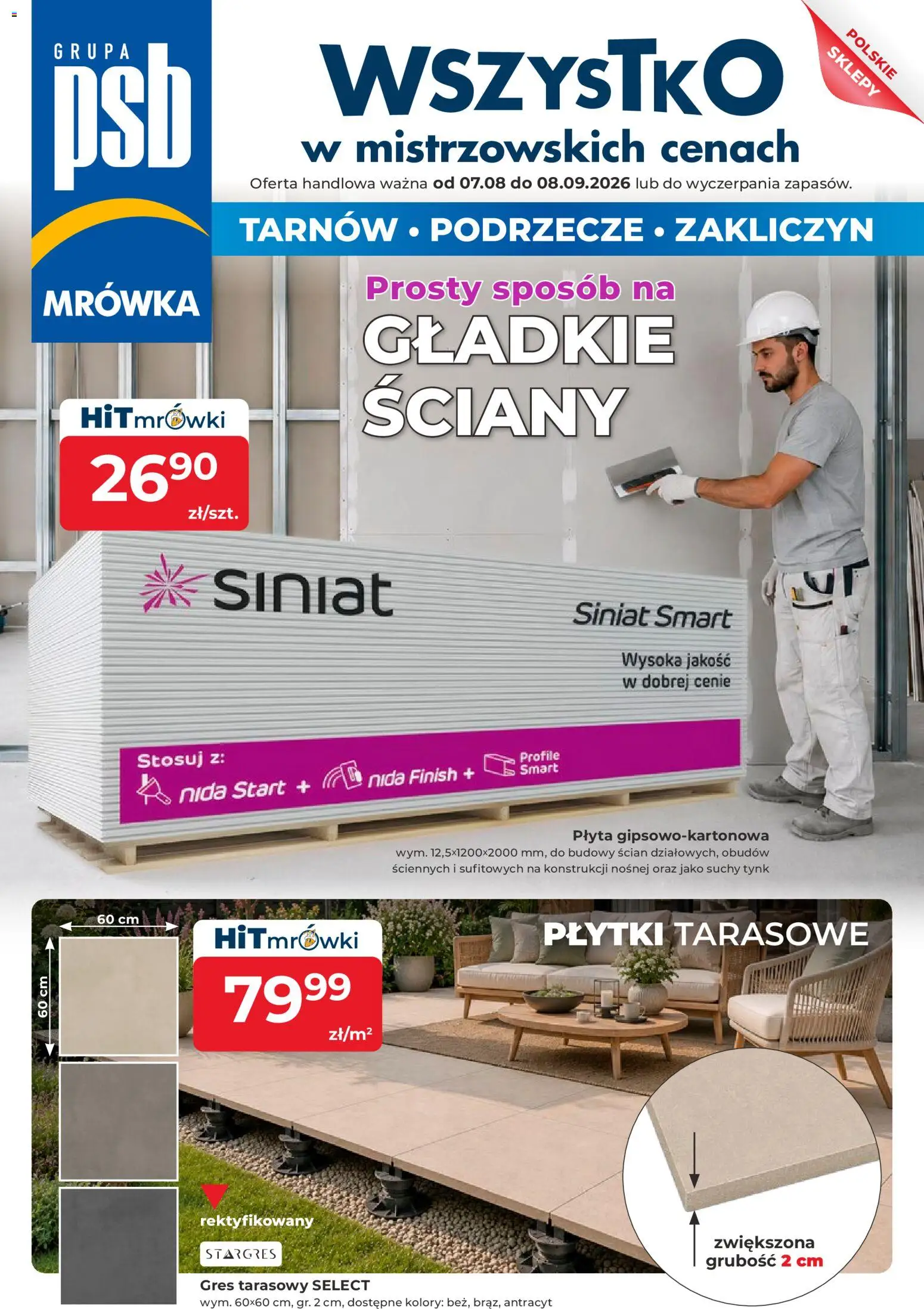 Pogląd gazetki "Mrówka gazetka - Tarnów" ze sklepu Mrówka ważnej od 07.08.2026