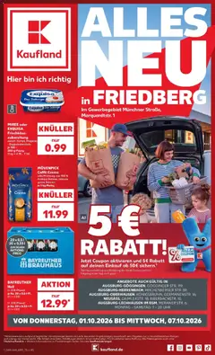 Vorschau von dem Prospekt des Geschäftes Kaufland, gültig ab dem 01.10.2026