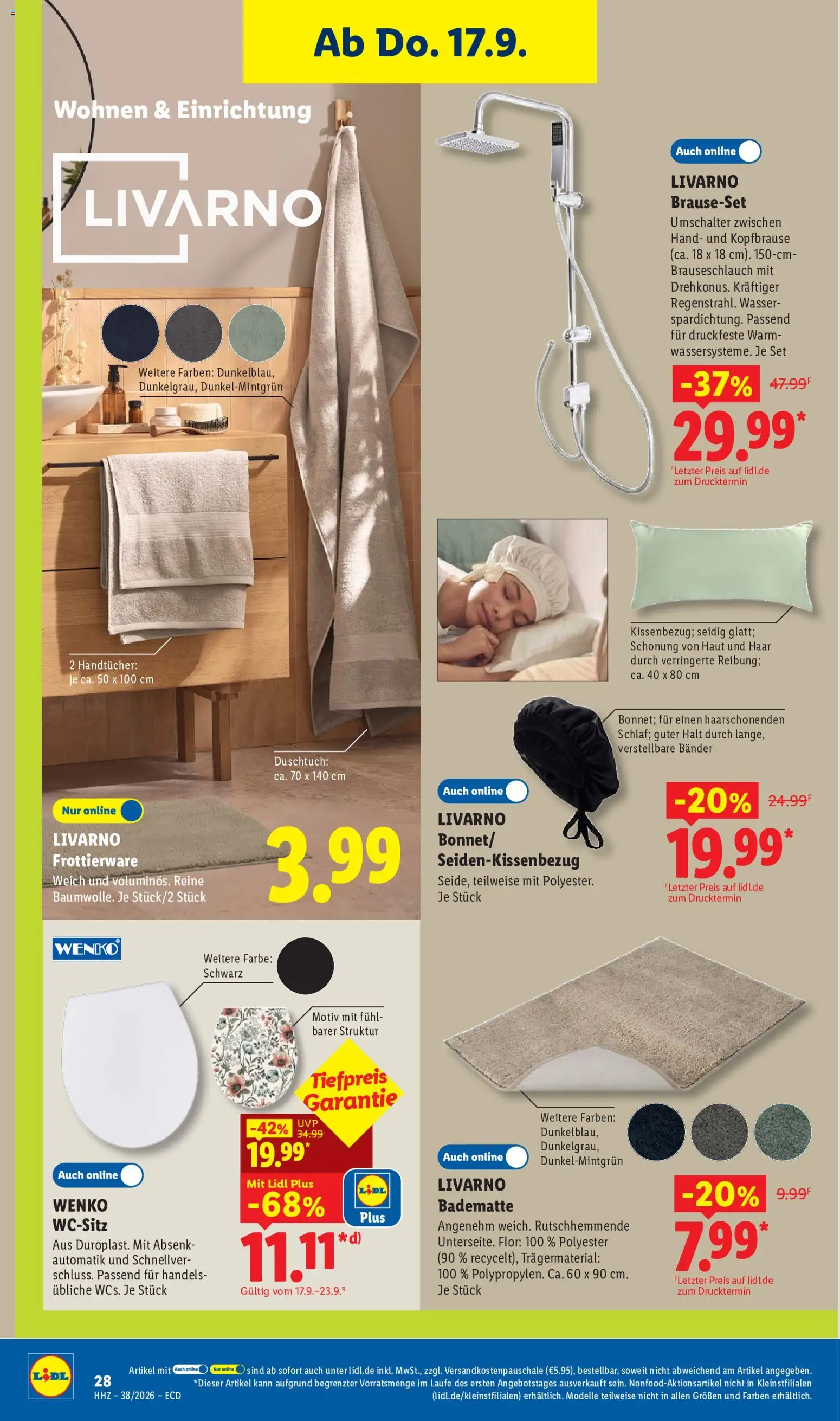 Vorschau von dem Prospekt des Geschäftes Lidl, gültig ab dem 14.09.2026 - Wasser