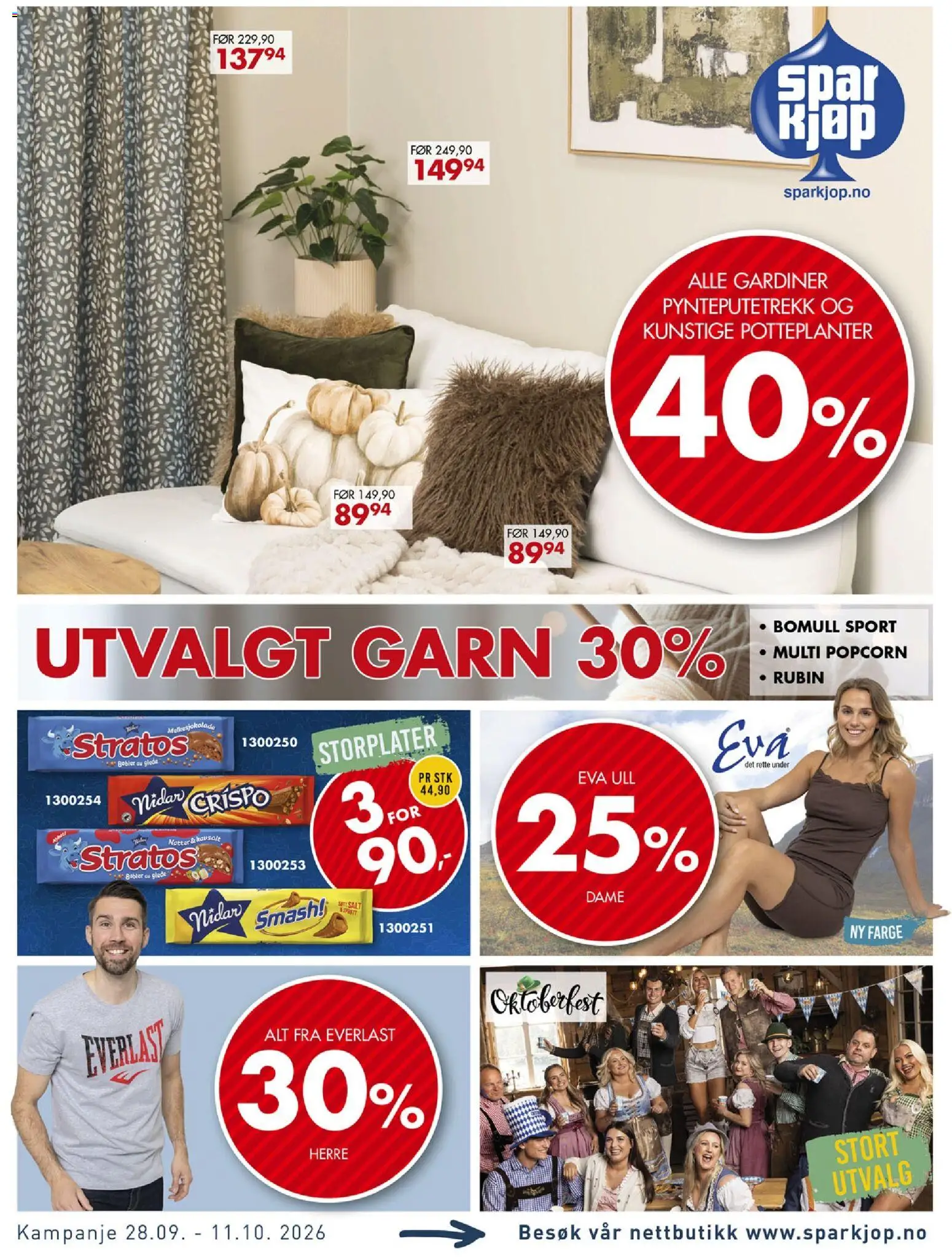 Forhåndsvis Spar Kjøp kundeavis fra butikk Spar Kjøp gyldig fra 28/09/2026