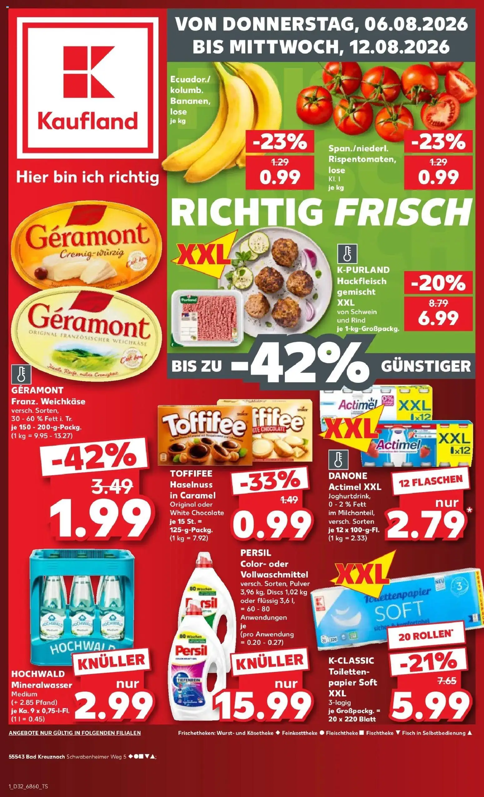 Vorschau von dem Prospekt des Geschäftes Kaufland, gültig ab dem 06.08.2026