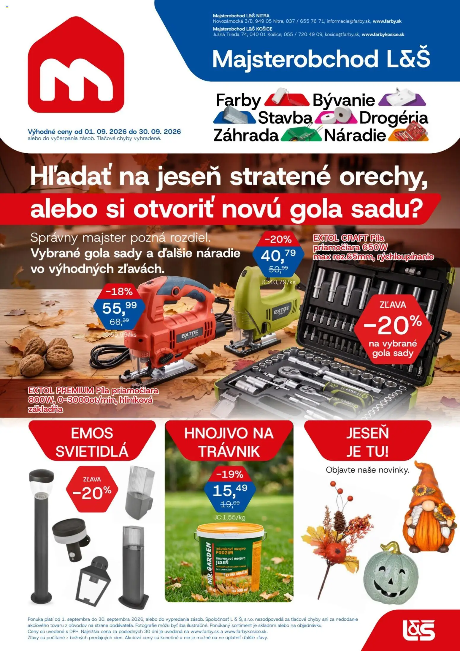Náhľad L&Š letáku platného od 01.09.2026