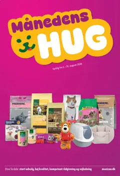 Eksempel på tilbudsavis Maxi Zoo - Månedsavis August fra butik Maxi Zoo gyldig fra 01/08/2026