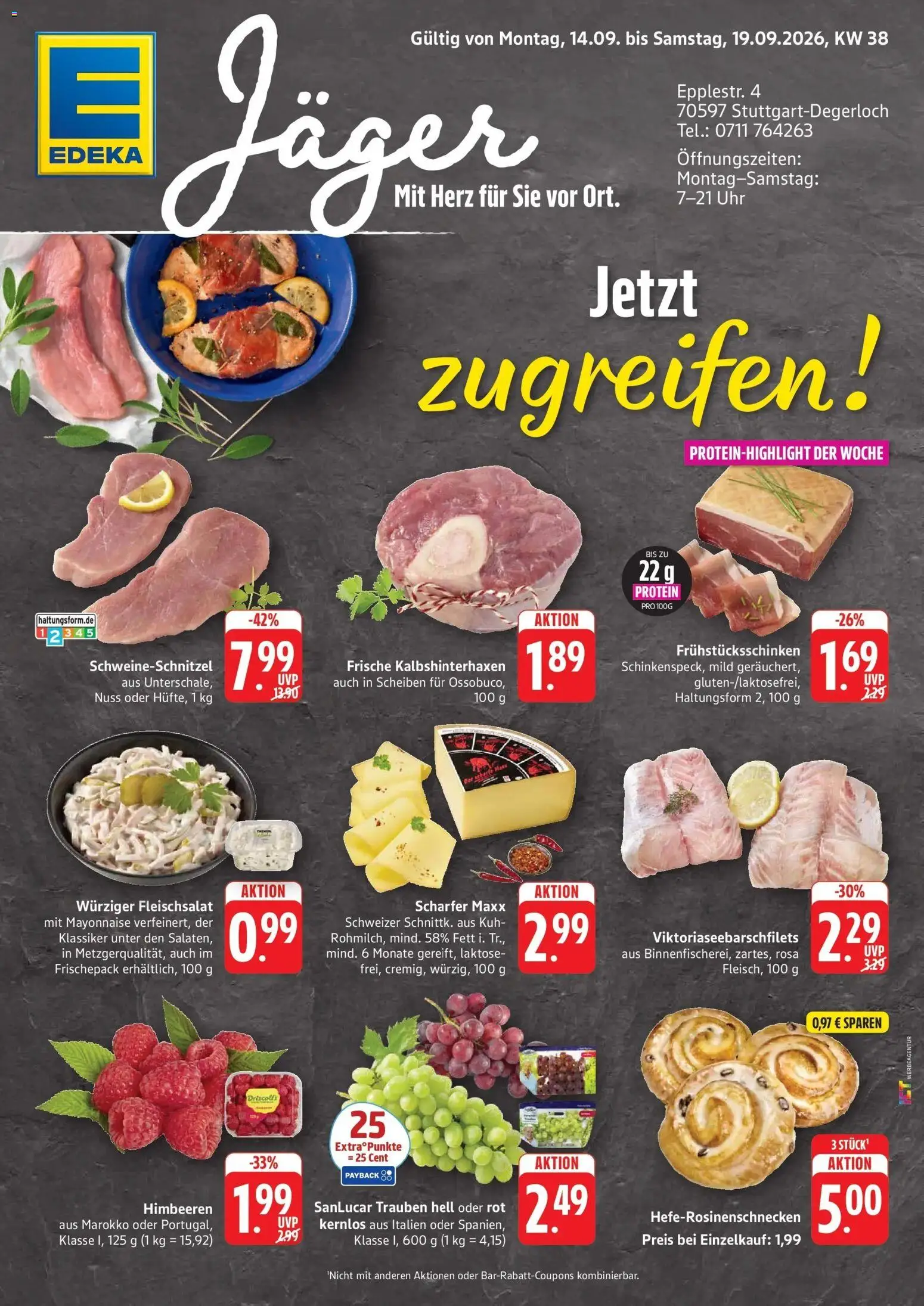 Vorschau von dem Prospekt des Geschäftes Edeka, gültig ab dem 14.09.2026