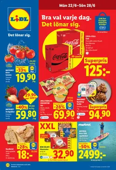 Förhandsgranska reklamblad Lidl erbjudanden från butik Lidl gäller från 22/06/2026