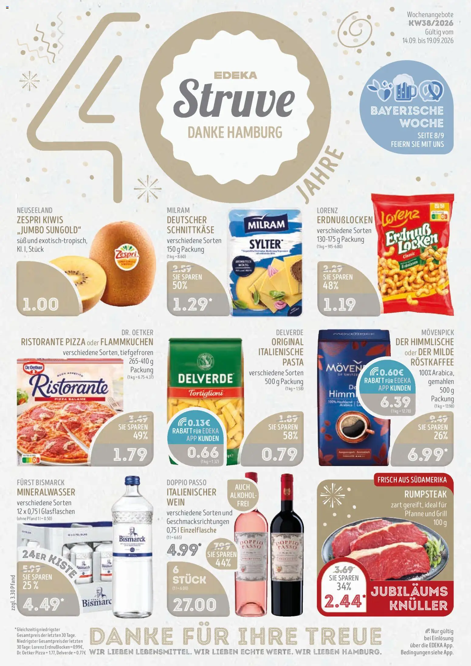 Vorschau von dem Prospekt des Geschäftes Edeka Struve, gültig ab dem 14.09.2026