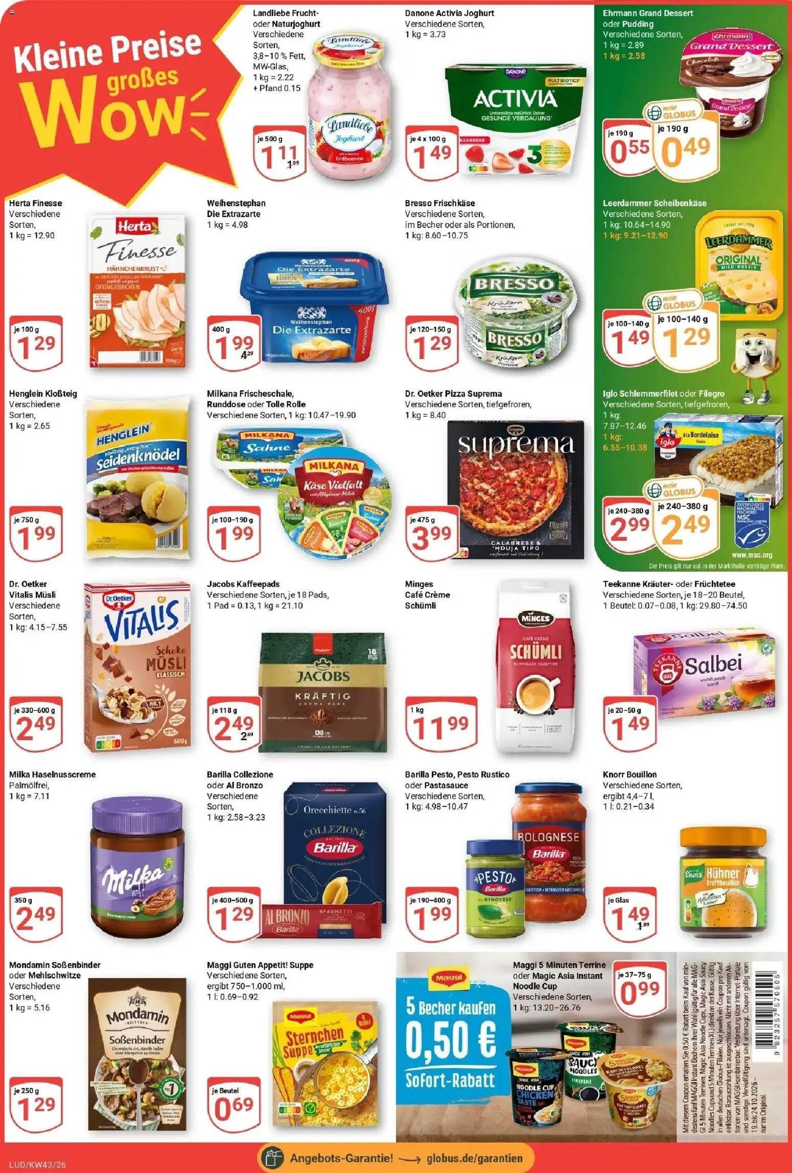 Vorschau von dem Prospekt des Geschäftes Globus, gültig ab dem 19.10.2026