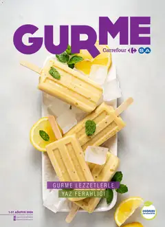 CarrefourSA CarrefourSA - Katalog Gurme 01.08.2026 - Broşürünün önizlemesi