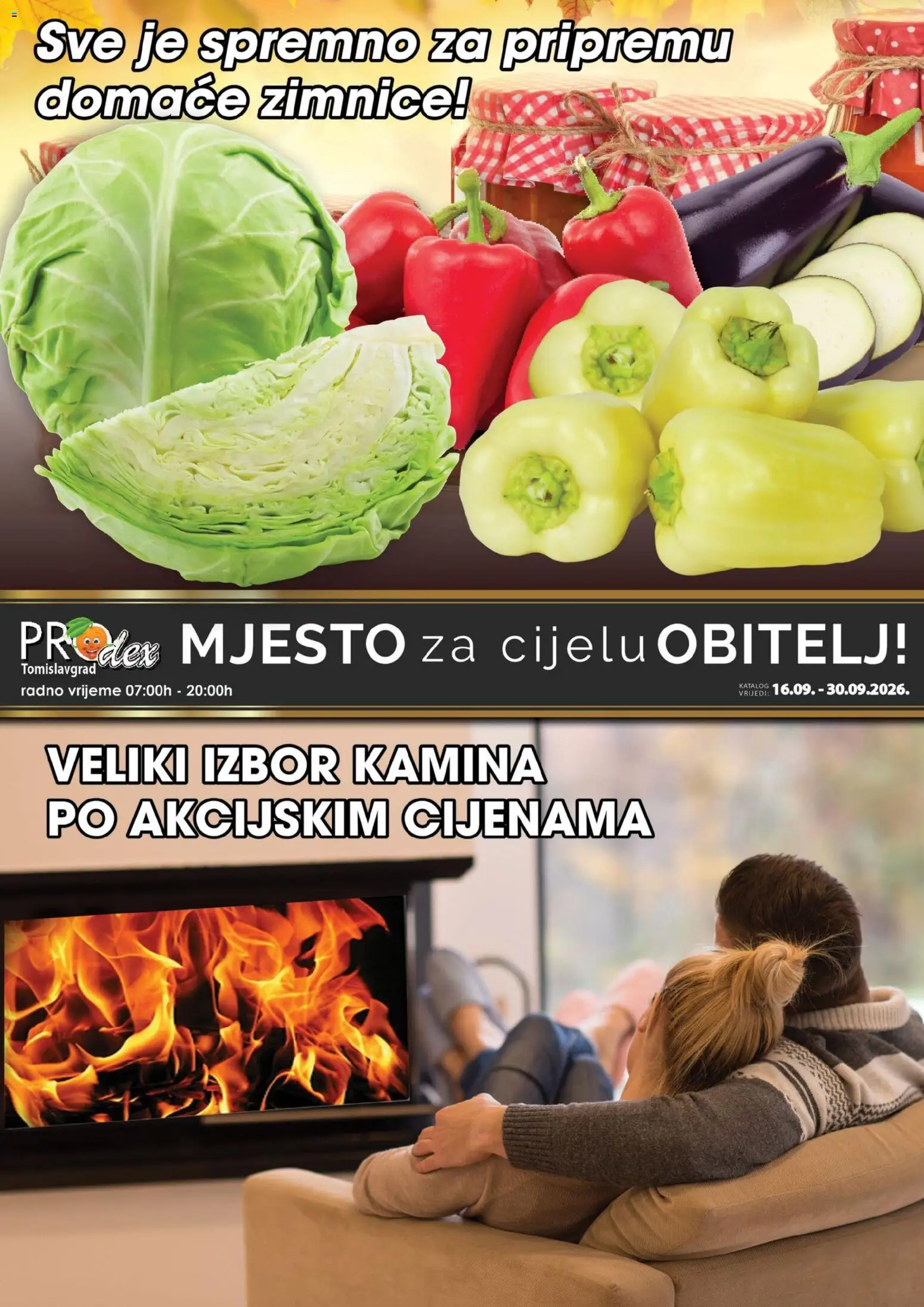 Pregled letka Prodex katalog trgovine Prodex vrijedi od 16.09.2026