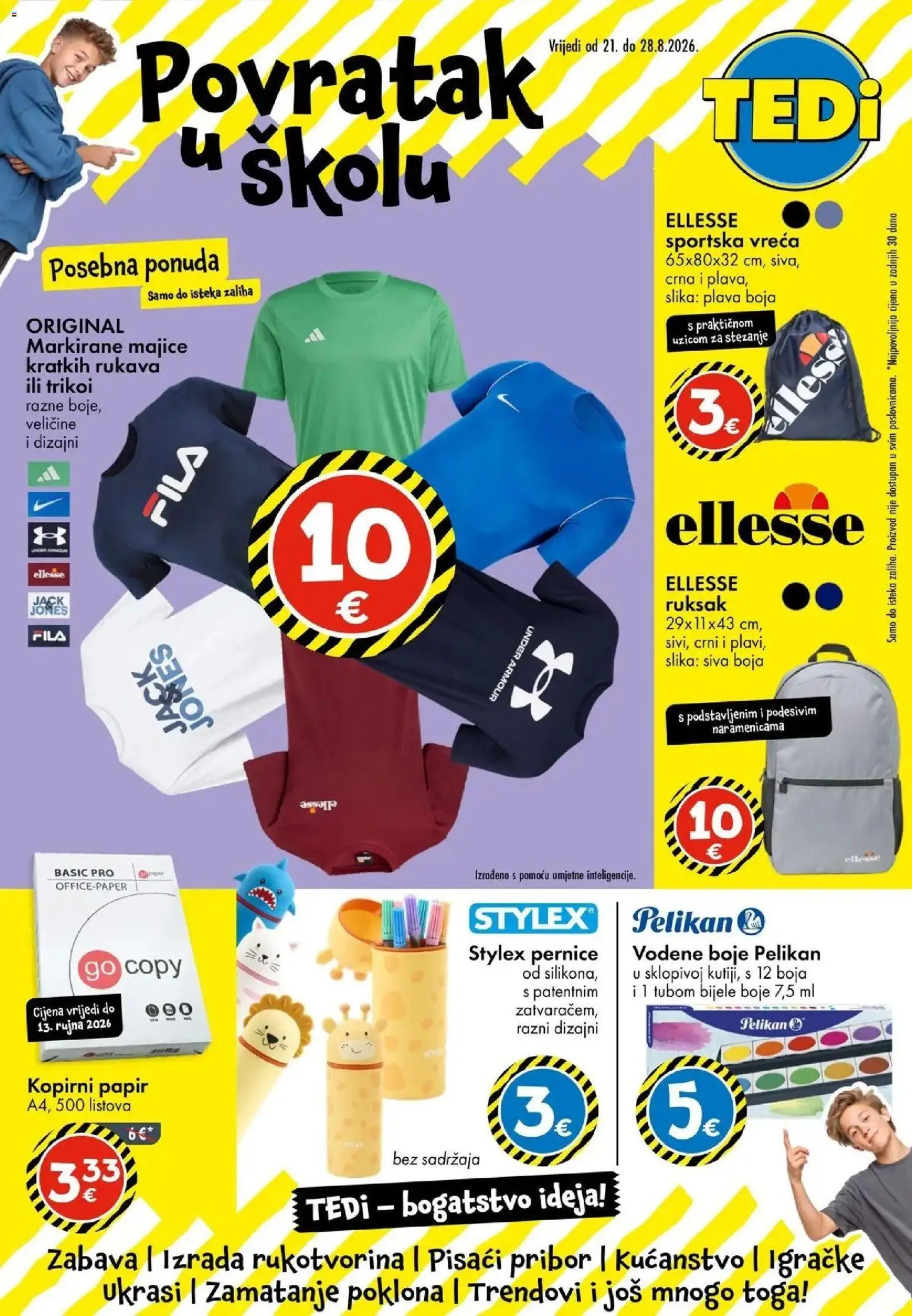 Pregled letka TEDi Katalog trgovine TEDi vrijedi od 21.08.2026