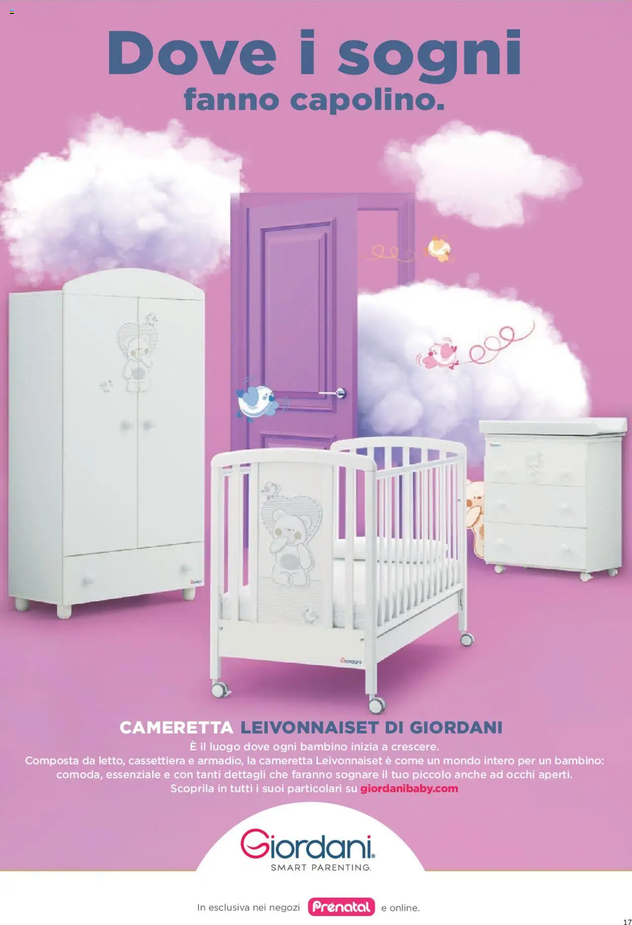 Anteprima dell'opuscolo Catalogo Camarette e Lettini dal negozio Prenatal valido da 01/01/2025 - Cassettiera