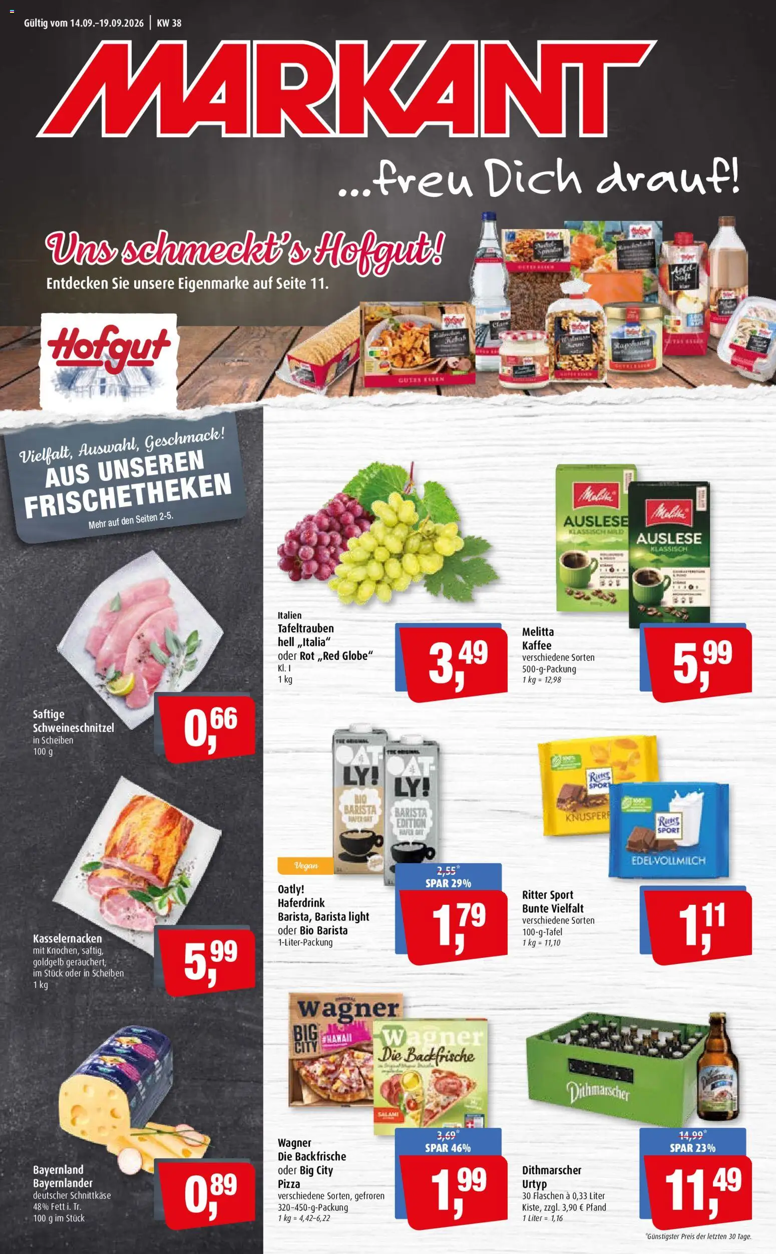 Vorschau von dem Prospekt des Geschäftes Markant, gültig ab dem 14.09.2026