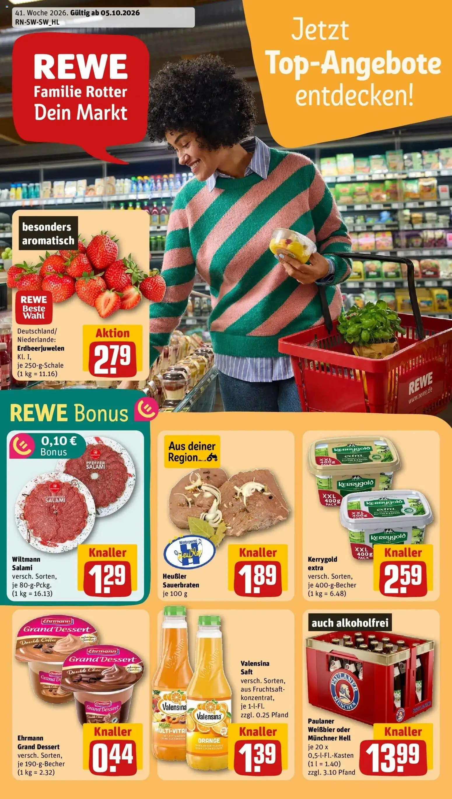 Vorschau von dem Prospekt des Geschäftes Rewe, gültig ab dem 05.10.2026