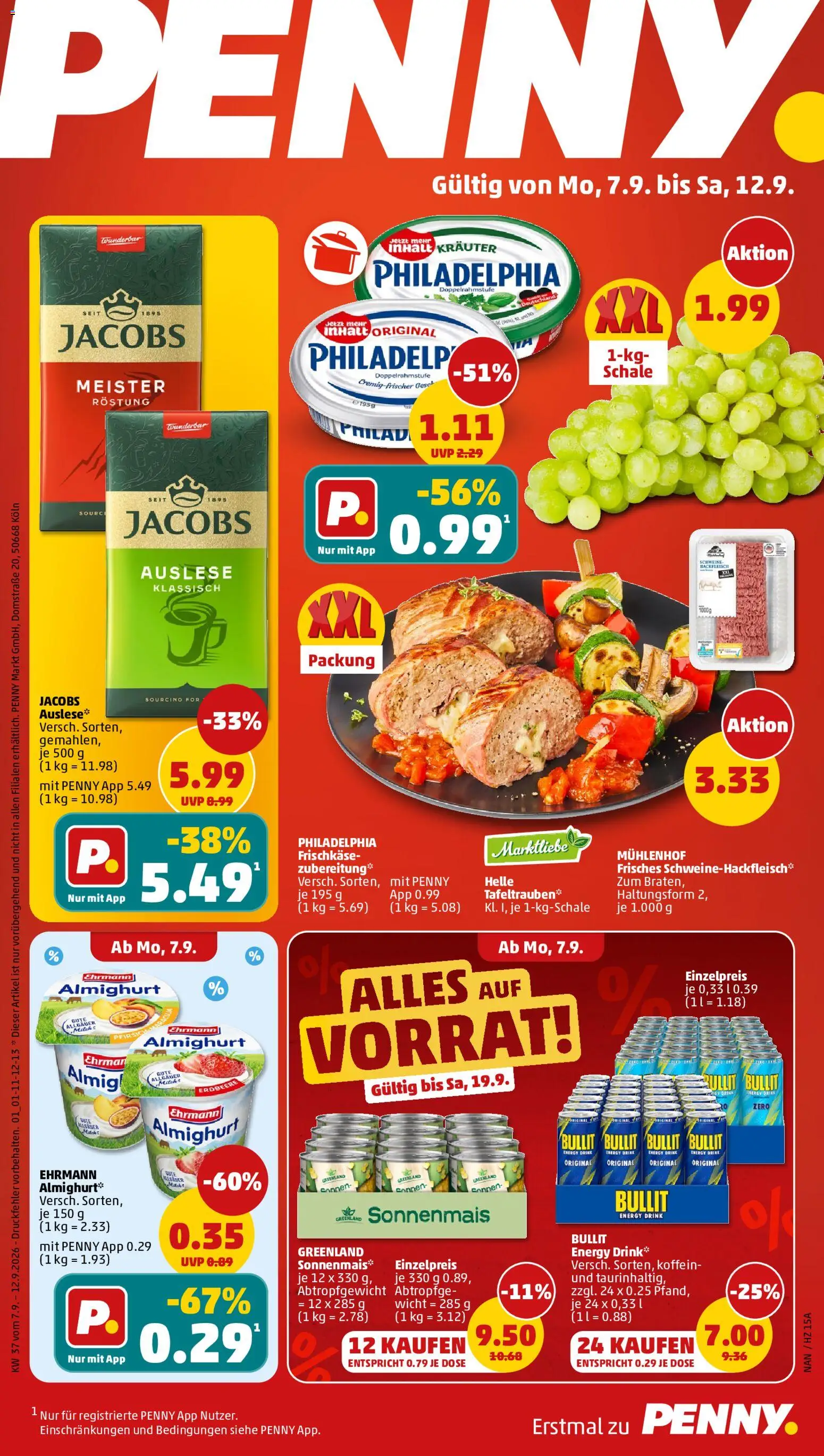 Vorschau von dem Prospekt des Geschäftes Penny, gültig ab dem 07.09.2026
