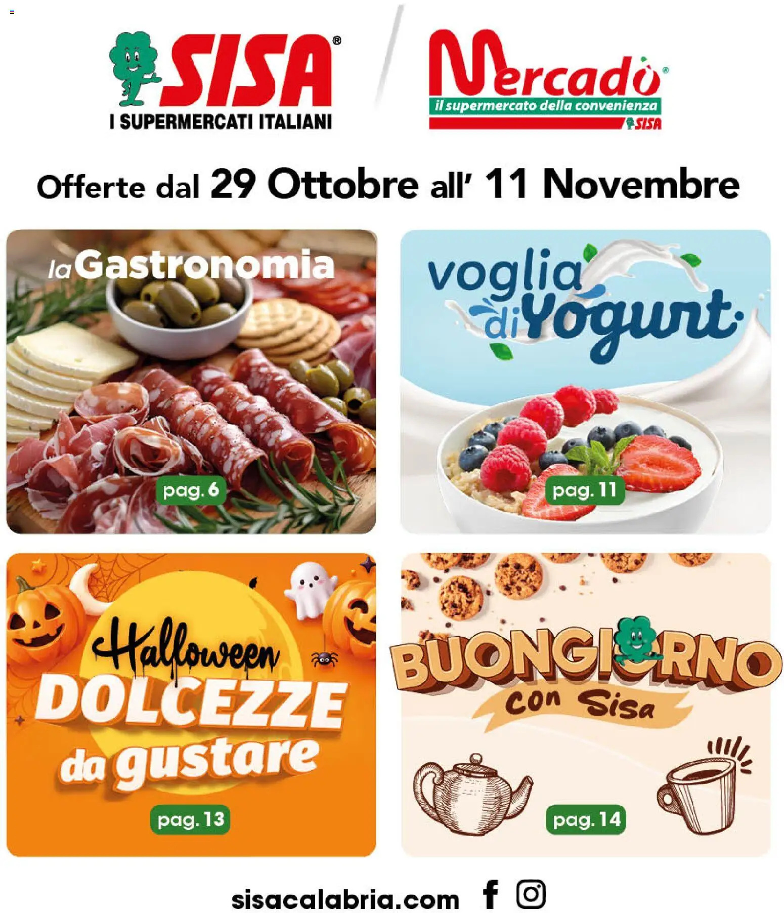 Anteprima dell'opuscolo SISA volantino Mercadò dal negozio SISA valido da 29/10/2026