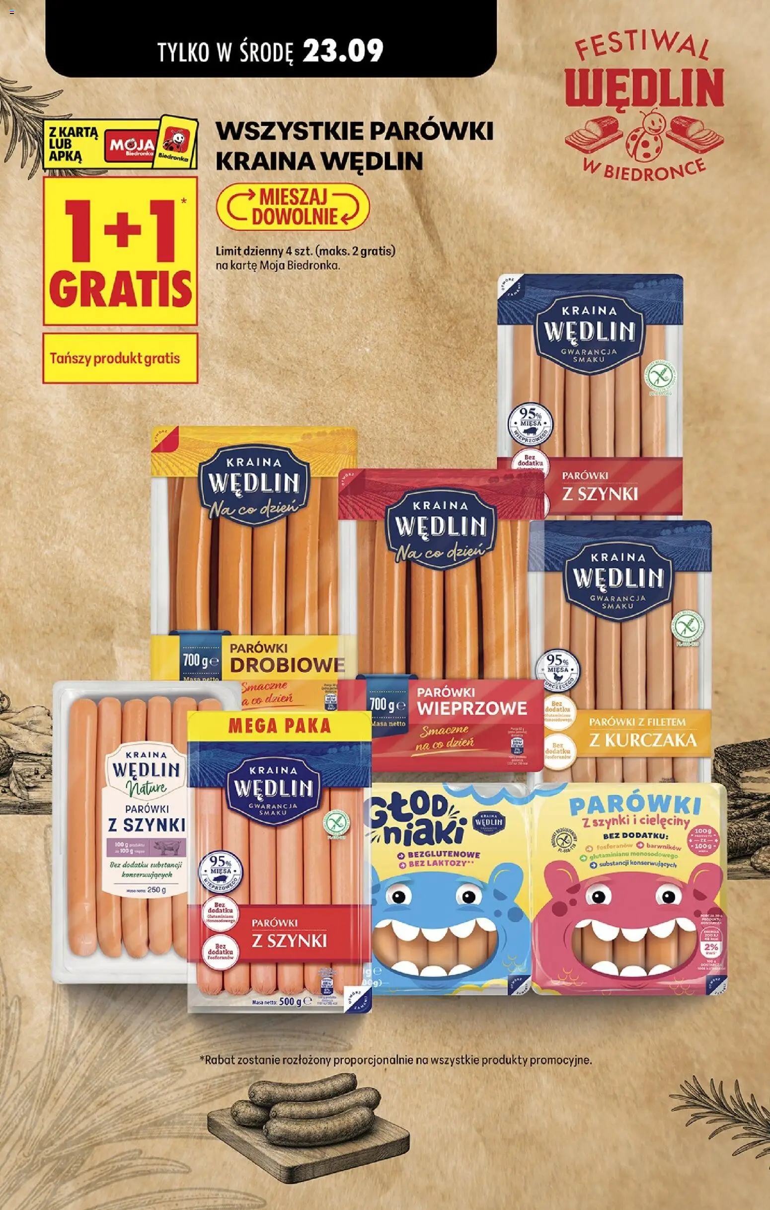 Pogląd gazetki "Biedronka gazetka - Festiwal wędlin" ze sklepu Biedronka ważnej od 21.09.2026