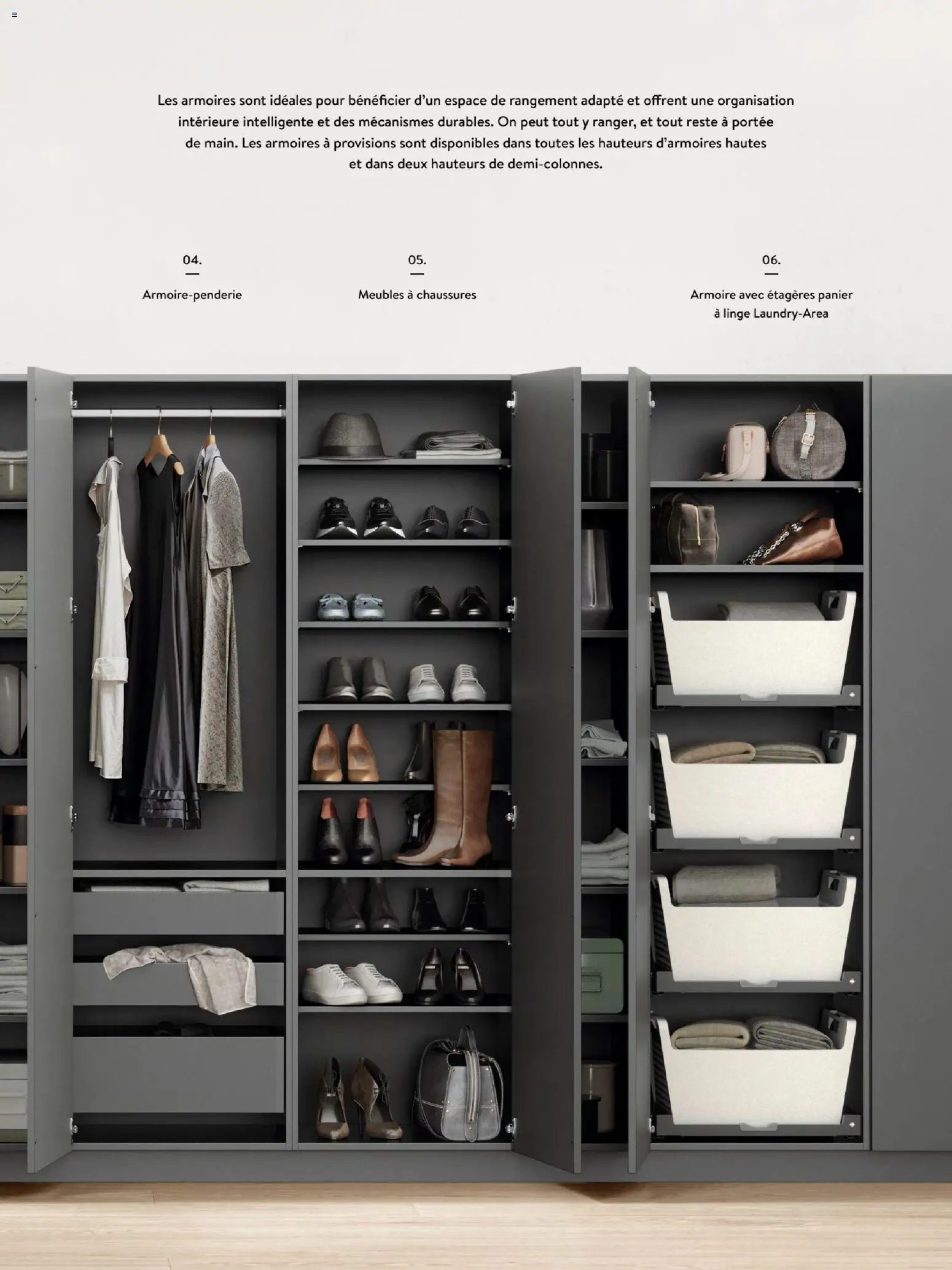 Prévisualisation de Catalogue du magasin Atlas formulaire valide 01/01/2026 - Chaussures, Armoire, Panier, Panier à linge