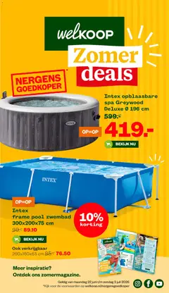 Voorbeeld van Welkoop folder van winkel Welkoop geldig vanaf 22-06-2026