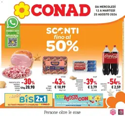 Anteprima dell'opuscolo Conad volantino Gonzaga dal negozio Conad valido da 12/08/2026