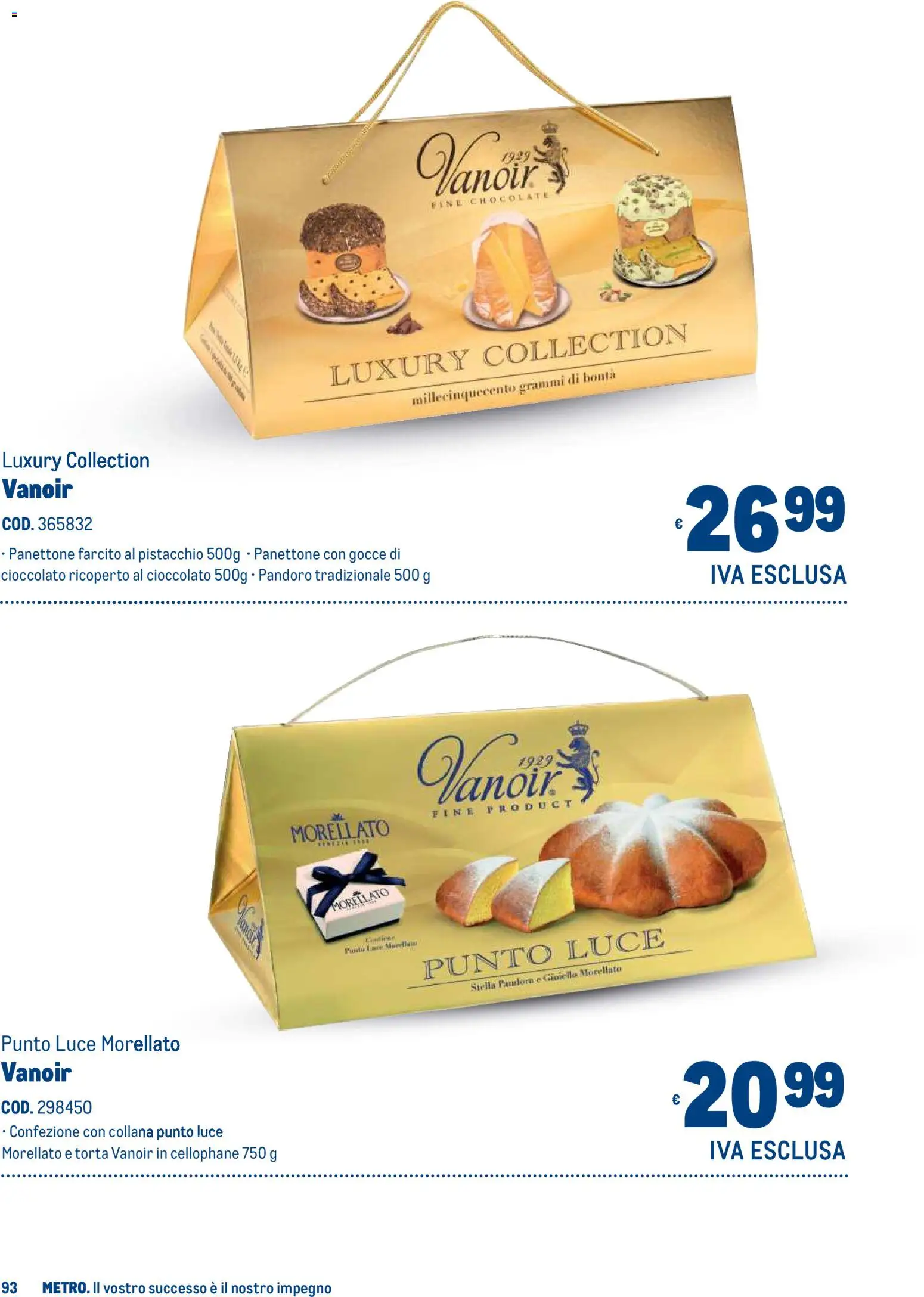 Anteprima dell'opuscolo Metro volantino Regalistica Natale dal negozio Metro valido da 19/10/2026 - Torta, Panettone, Cioccolato, Pandoro, Collana, Pistacchio