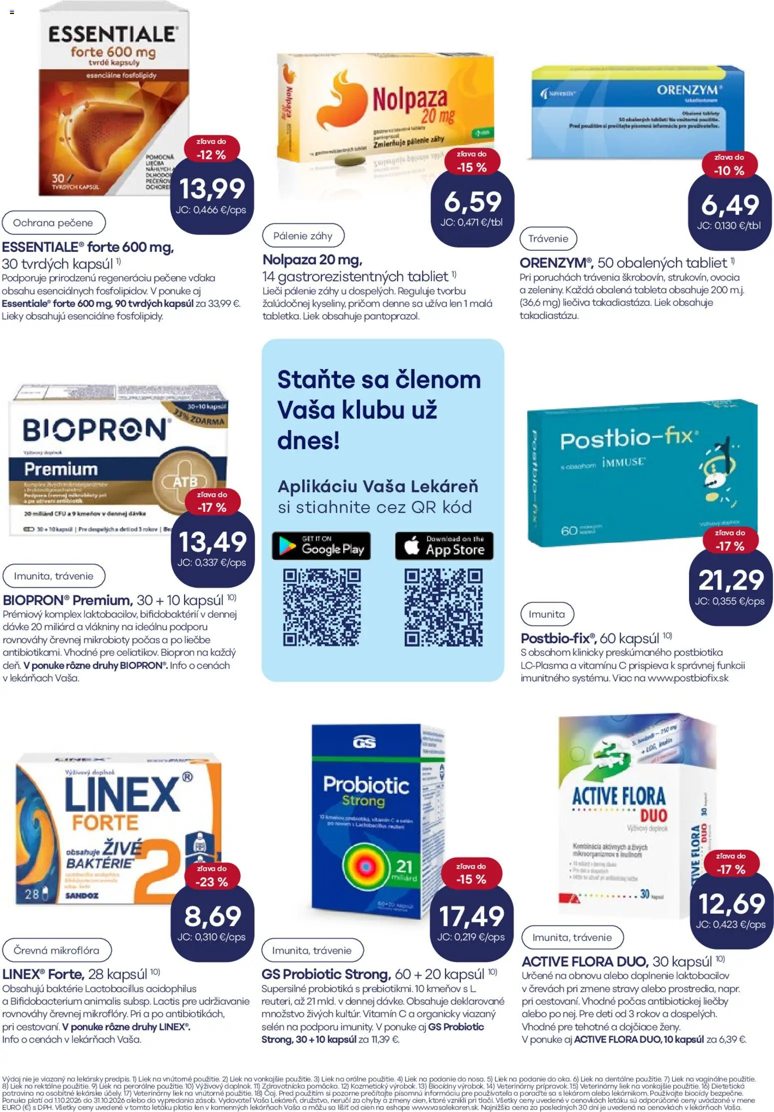 Náhľad Vaša lekáreň letáku platného od 01.10.2026 - Flora