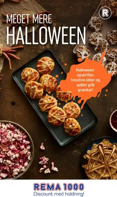 Eksempel på tilbudsavis Rema 1000 - Meget Mere - Halloween fra butik Rema 1000 gyldig fra 05/10/2026