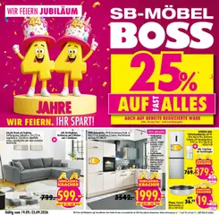 Vorschau von dem Prospekt des Geschäftes SB Möbel Boss, gültig ab dem 19.09.2026