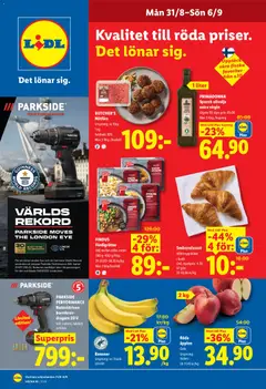 Förhandsgranska reklamblad Lidl erbjudanden från butik Lidl gäller från 31/08/2026