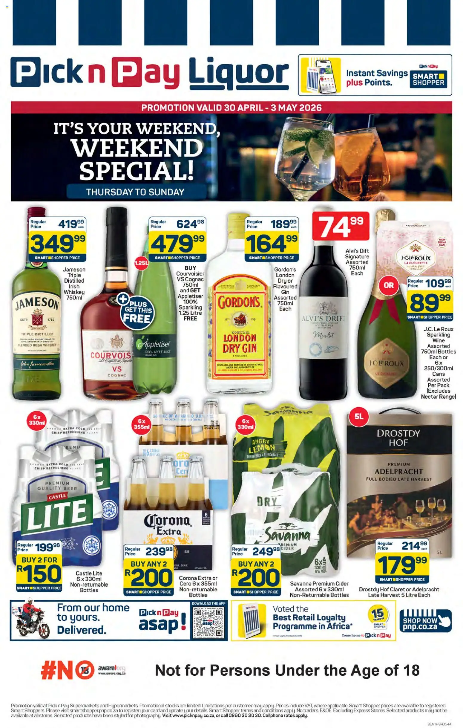Preview of Pick n Pay flyer valid from 30/04/2026