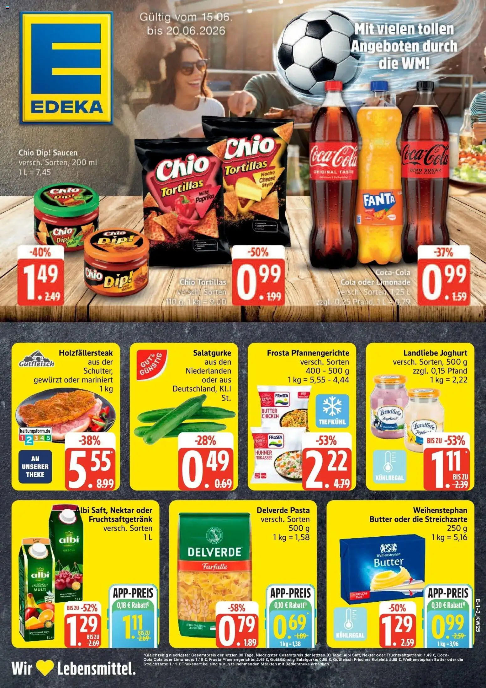 Vorschau von dem Prospekt des Geschäftes Edeka, gültig ab dem 14.06.2026