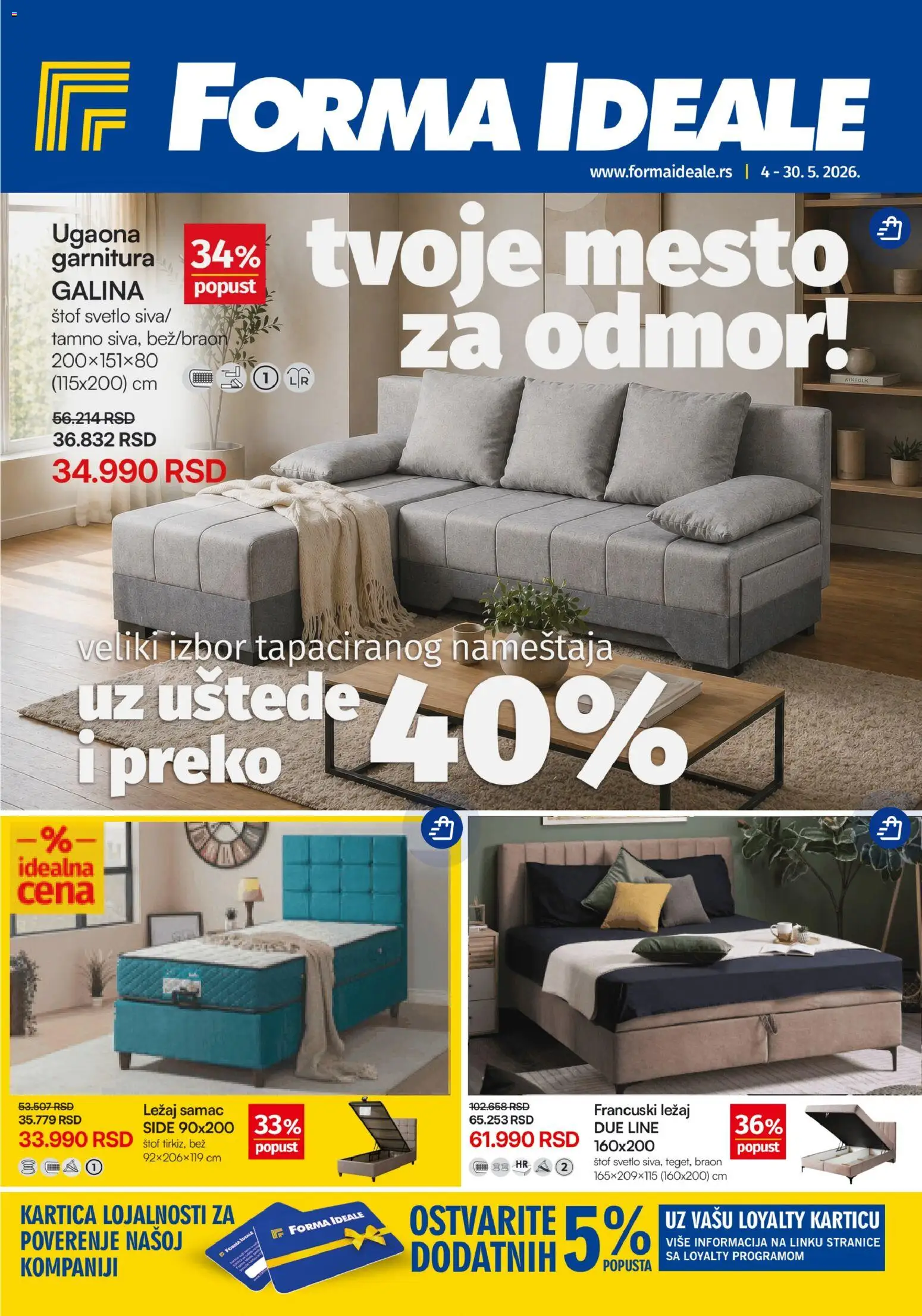 Pregled Forma Ideale kataloga - važi od 04.05.2026