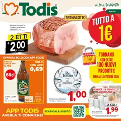 Anteprima dell'opuscolo Todis volantino Campania - Calabria dal negozio Todis valido da 20/08/2026