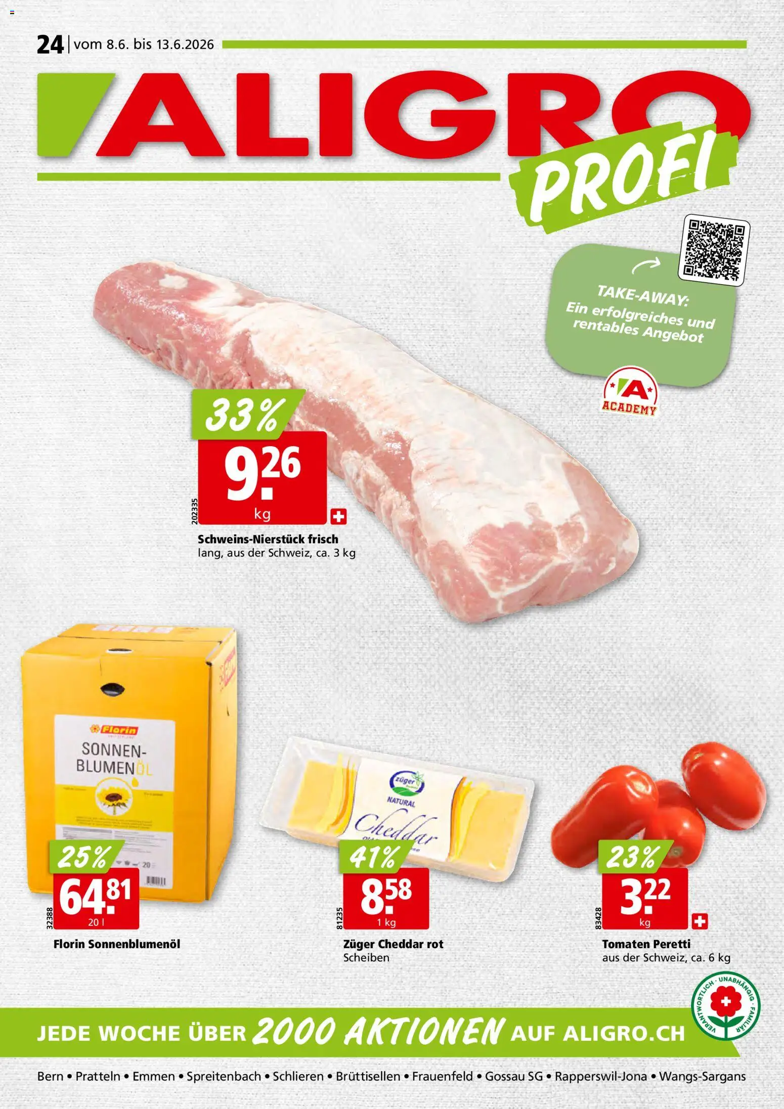 Vorschau des Merkblatts Aligro aktionen vom Shop Aligro gültig von 08.06.2026 bis 13.06.2026 - Tomaten