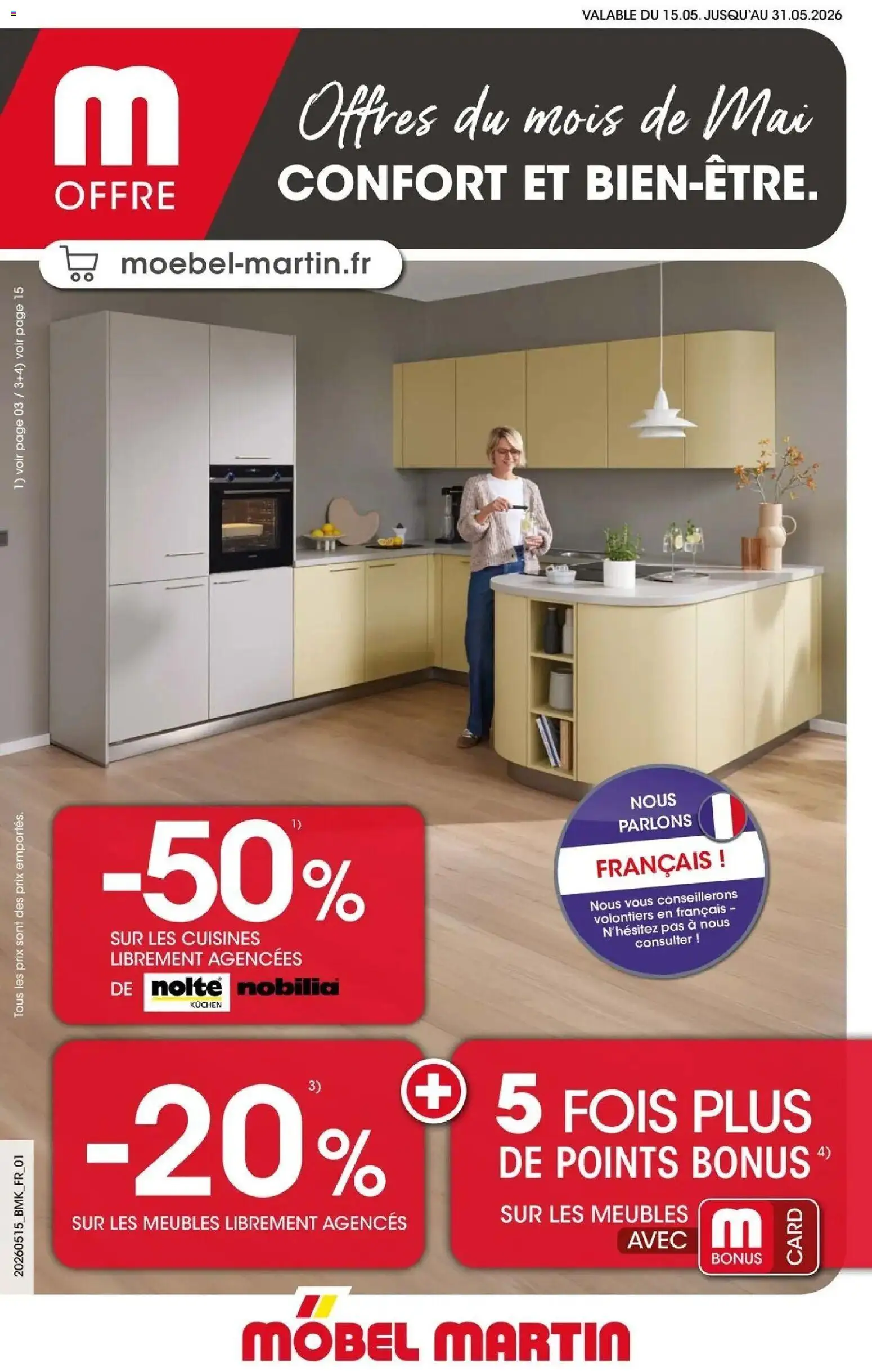 Prévisualisation de Möbel Martin: Offres hebdomadaires du magasin Möbel Martin formulaire valide 15/05/2026