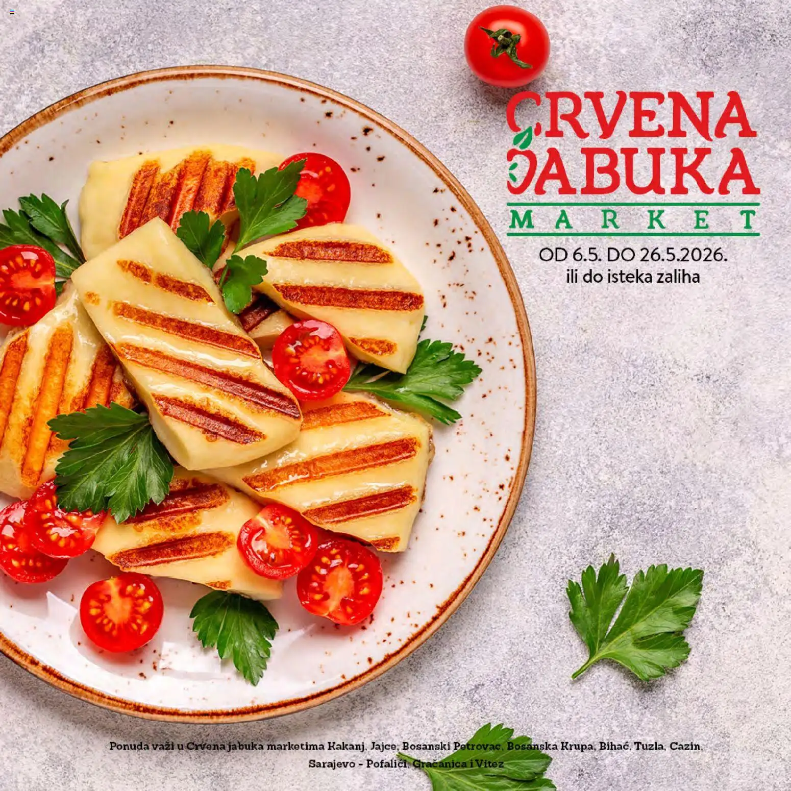Pregled letka Crvena jabuka katalog trgovine Crvena jabuka vrijedi od 06.05.2026