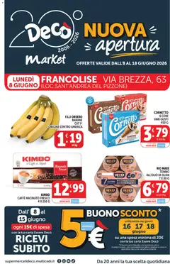 Anteprima dell'opuscolo Decò volantino Market Francolise dal negozio Decò valido da 08/06/2026