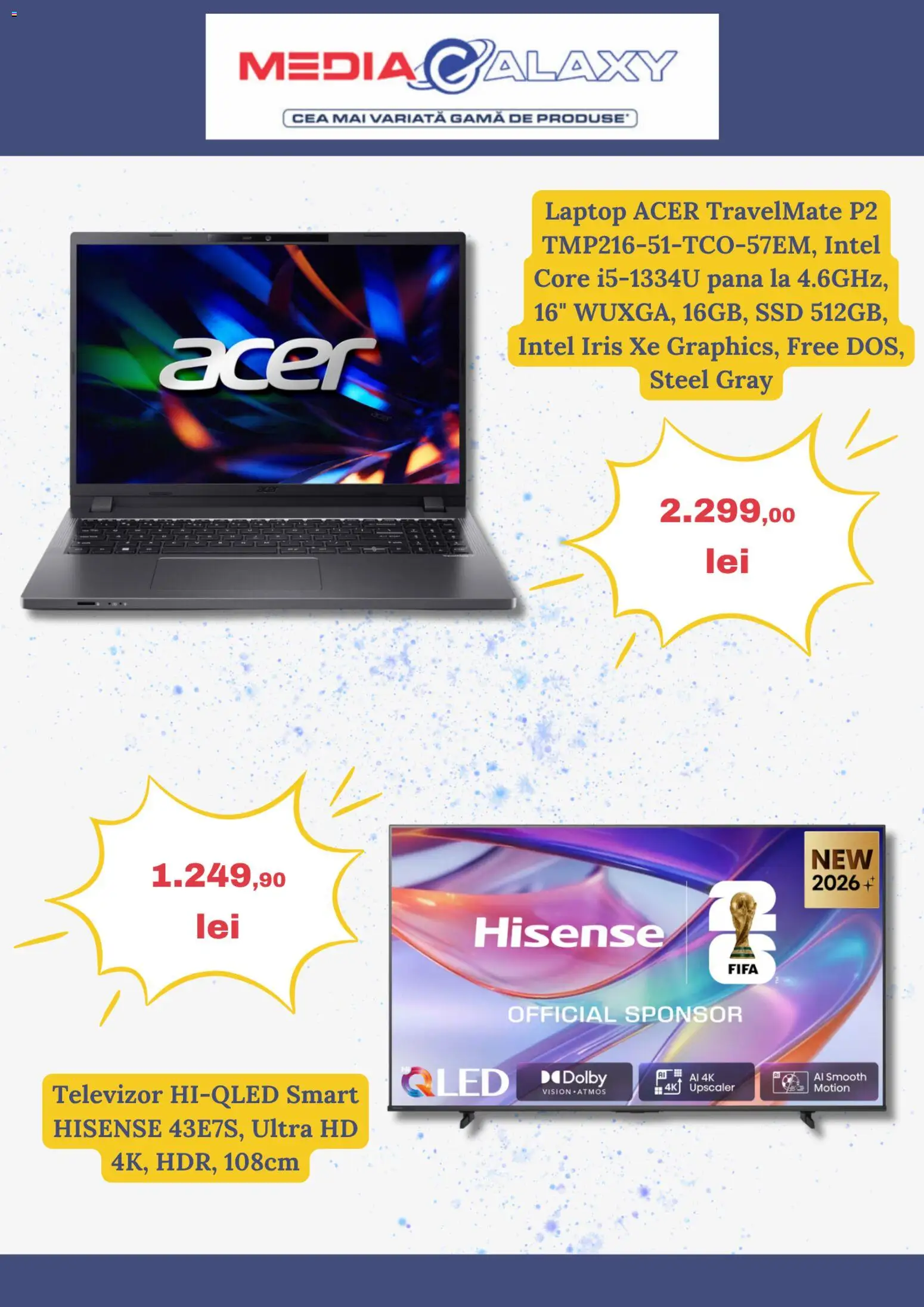 Previzualizarea de cataloage: Media Galaxy Media Galaxy Catalog valabil de la 27.08.2026