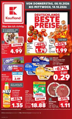 Vorschau von dem Prospekt des Geschäftes Kaufland, gültig ab dem 08.10.2026