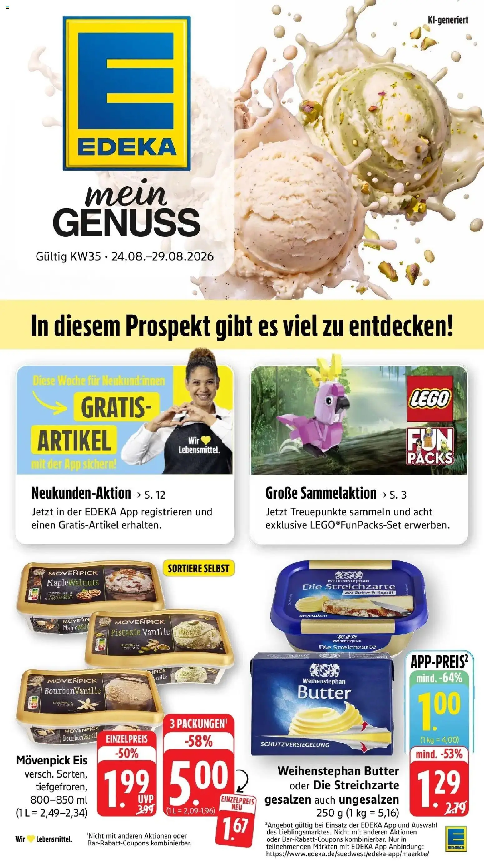 Vorschau von dem Prospekt des Geschäftes Edeka, gültig ab dem 24.08.2026