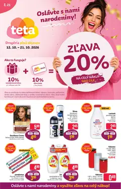 Náhľad Teta drogerie letáku platného od 12.10.2026