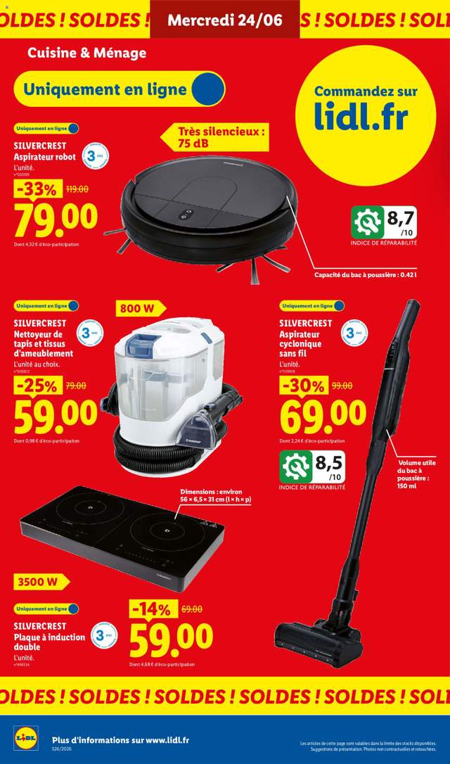 Nouveau catalogue Lidl à partir du 25/06