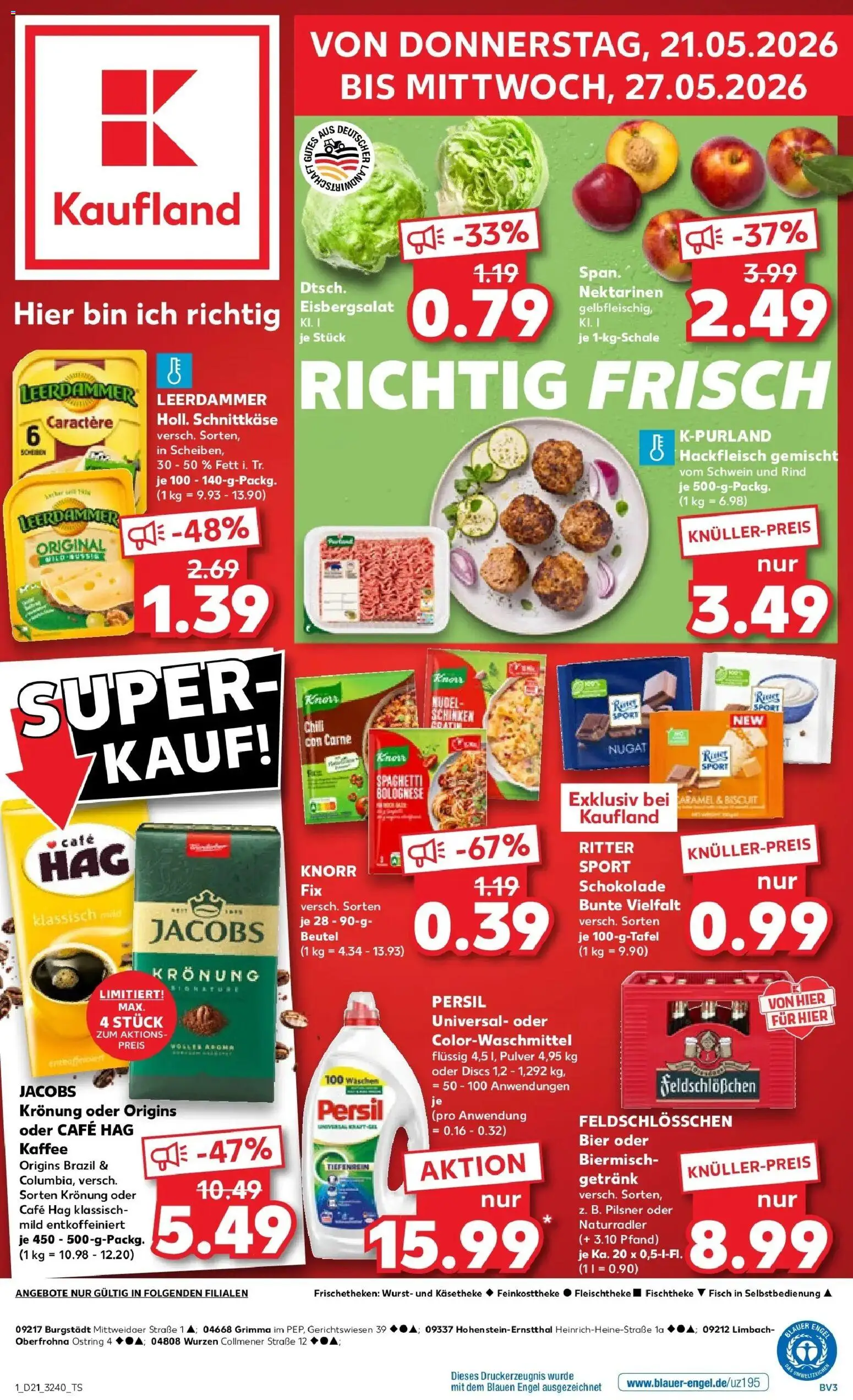 Vorschau von dem Prospekt des Geschäftes Kaufland, gültig ab dem 21.05.2026